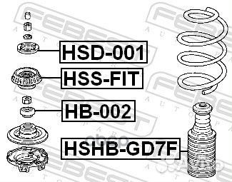 Пыльник амортизатора hshbgd7F Febest