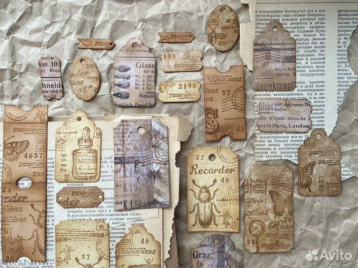 Набор вырубки для скрапбукинга, посткроссинг