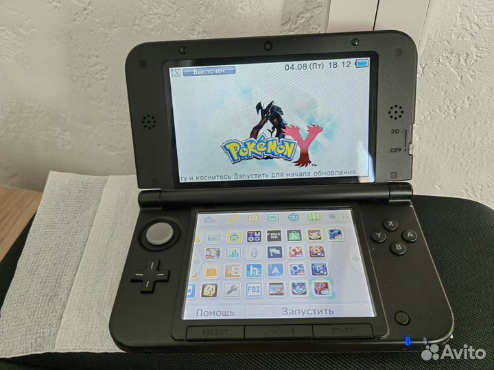 Nintendo 3ds xl 32gb красная прошитая
