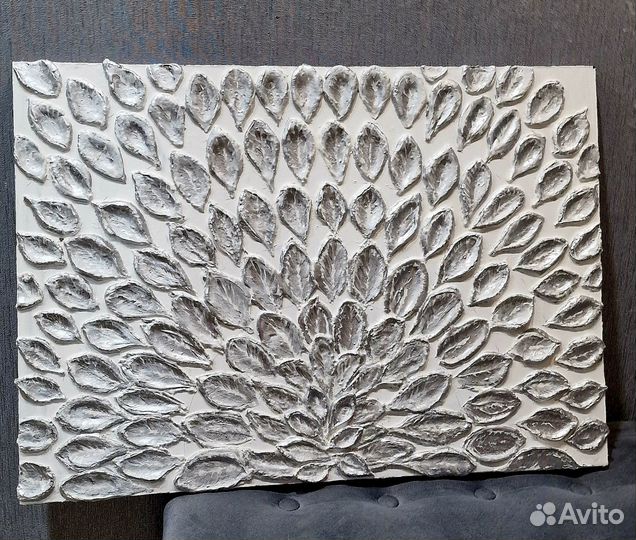 Картина из текстурной пасты