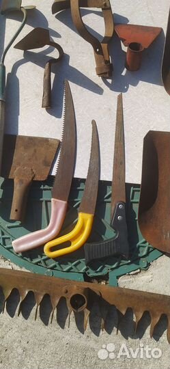 Лопаты, грабли, тяпки, пилки, ледорубы СССР