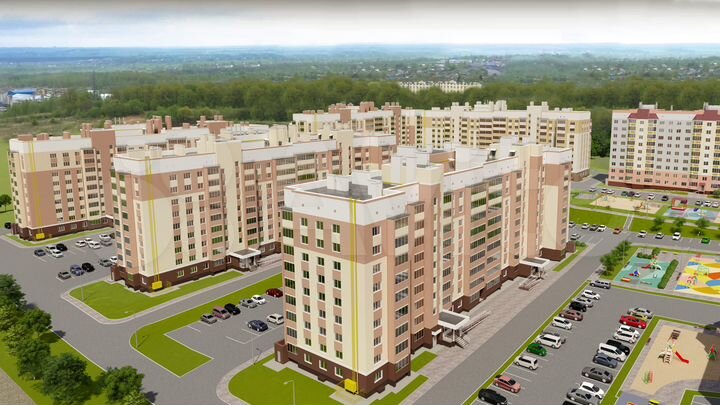 2-к. квартира, 54,2 м², 3/9 эт.