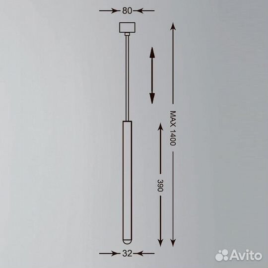 Люстра подвесная на кухню светодиодная