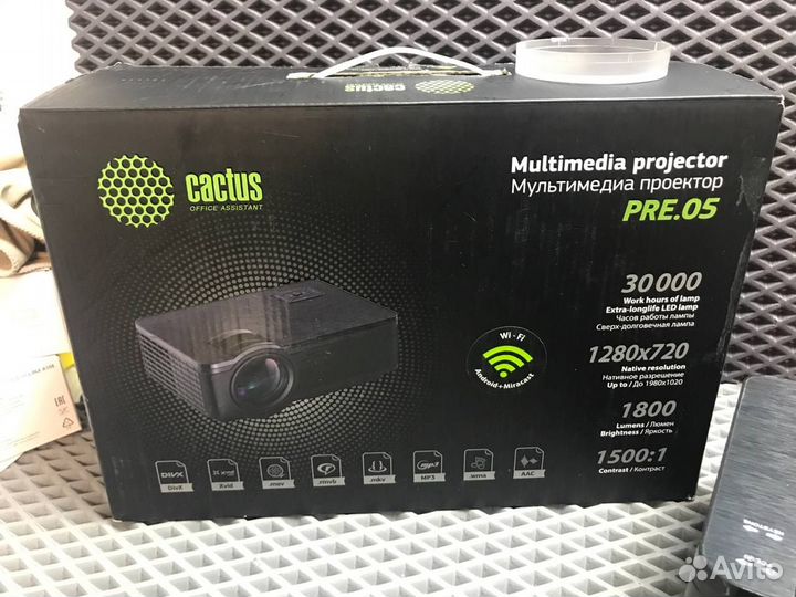 Проектор Cactus CS-PRE.05B.wxga-W (10)