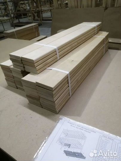 Экокровать Софа 2, на 2 детей. Массив сосны