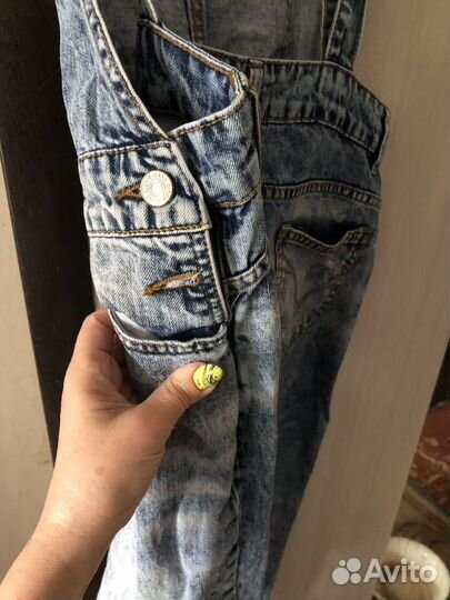 Комбинезон женский джинсовый