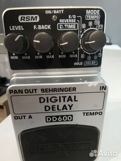 Гитарая Педаль Behringer Dd600 Digital Delay