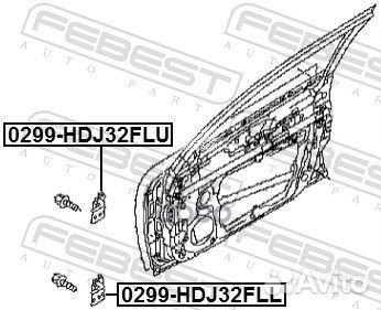 Петля двери nissan X-trail T30/T31/teana J31/J3