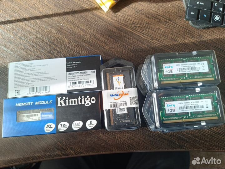 Озу для ноутбука до 16gb ddr3, ddr4, ddr5