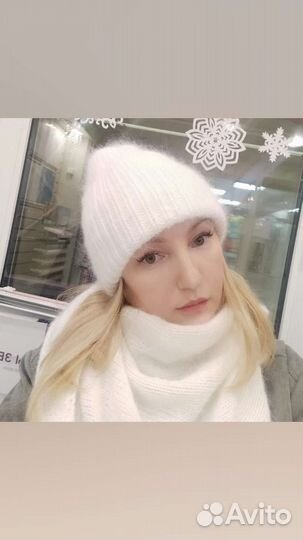 Шапка бактус варежки