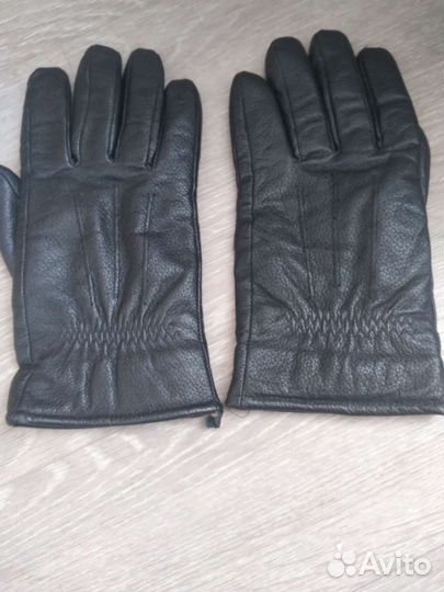 Перчатки мужские кожа