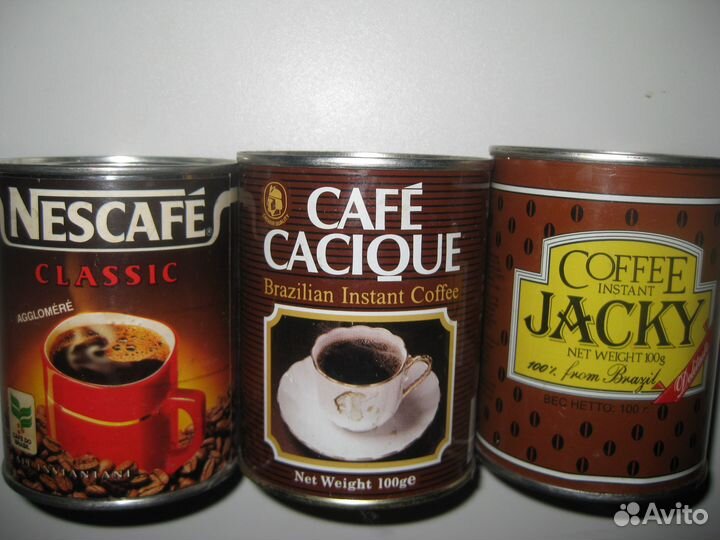 Жестяная банка от кофе