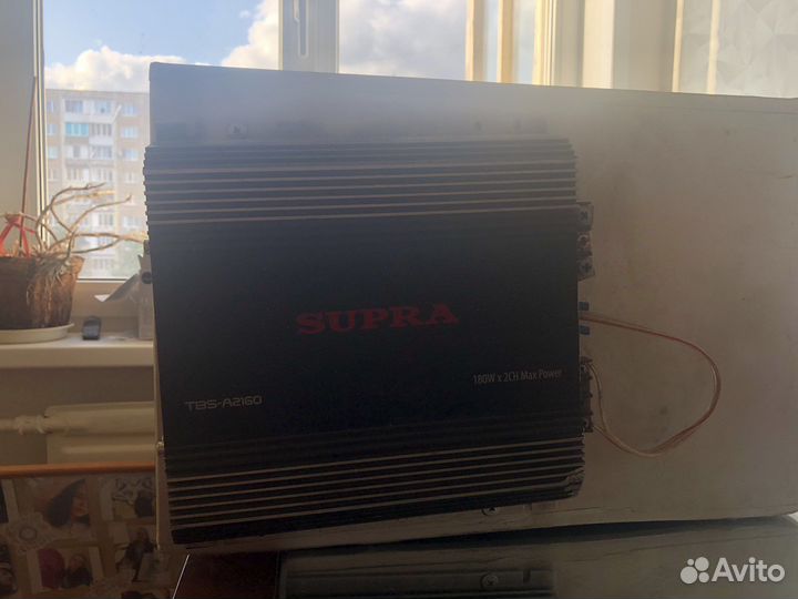 Сабвуфер Hertz ES 250 с усилителем Supra TBS-A2160