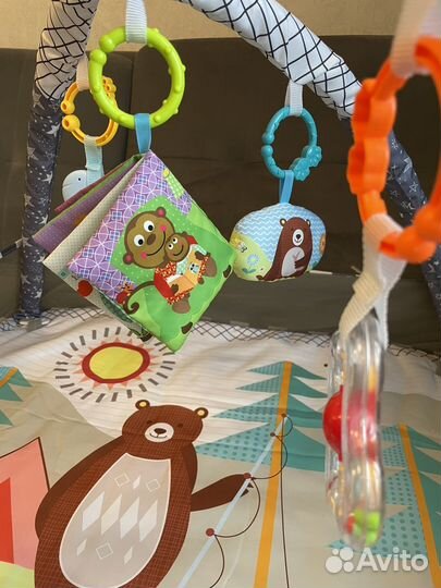 Развивающий коврик манеж для новорожденных