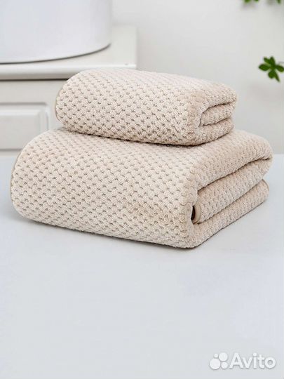 Банное полотенце Коралловое бархатное