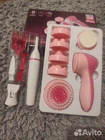 Массажер для лица+триммер