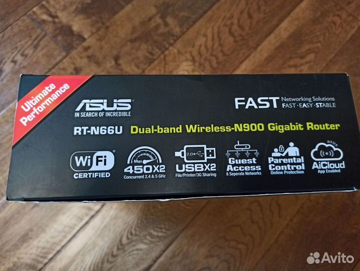 Wi-Fi роутер asus RT-N66U