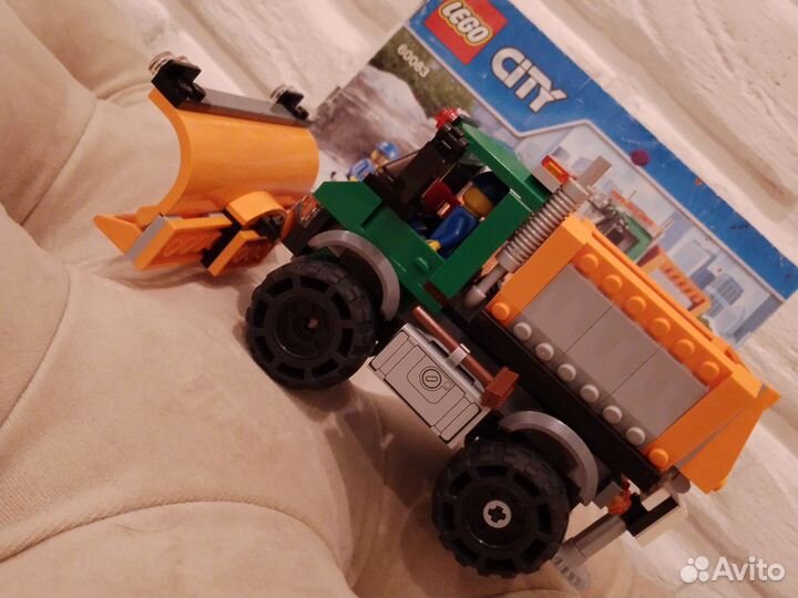 Lego City снегоуборочная машина