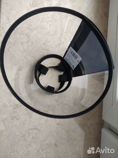 Воротник защитный на липучке с ошейником номер 15