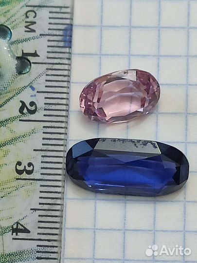Камни корунды из советских ювелирных украшений