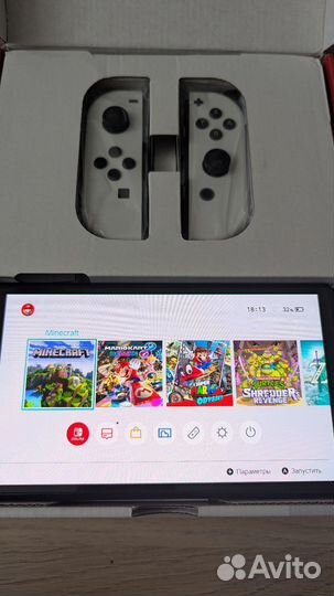 Nintendo switch oled, прошит, гарантия