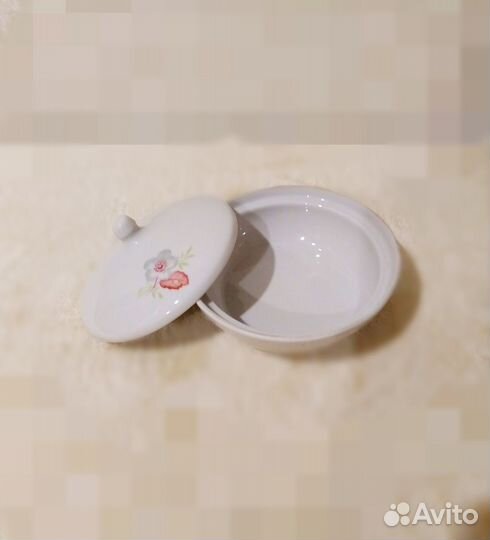 Винтаж: Фарфоровая сахарница лфз. СССР