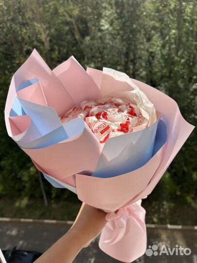 Букет из конфет рафаэлло/ мужские букеты