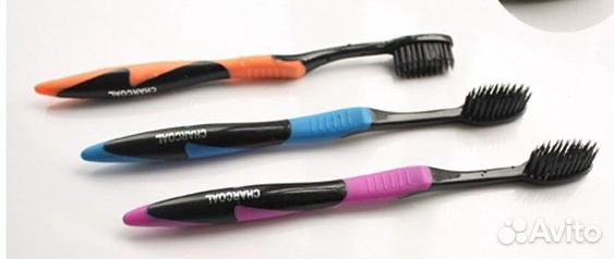 Зубная щетка с турмалином и бамбуком