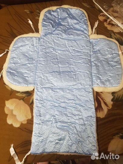 Конверт на выписку для мальчика зимний