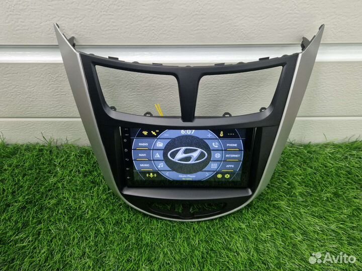 Магнитола Андроид Хёндай Солярис 7дюймов