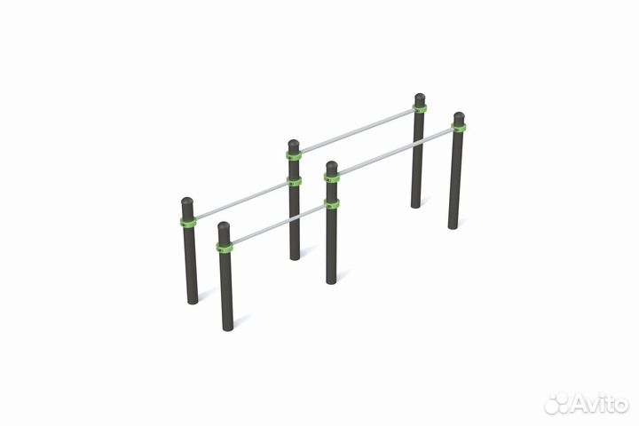 Брусья двойные Спортивный комплекс (воркаут)