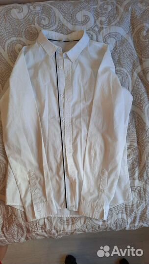 Рубашка белая 164