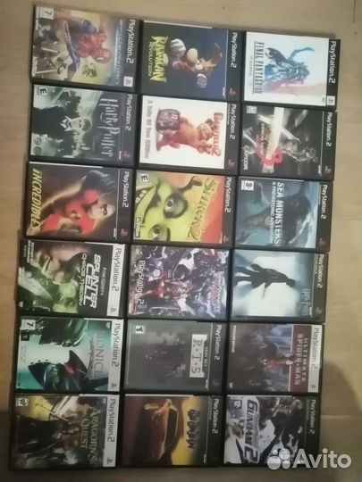 Плейстейшен 2 игровые диски PS2