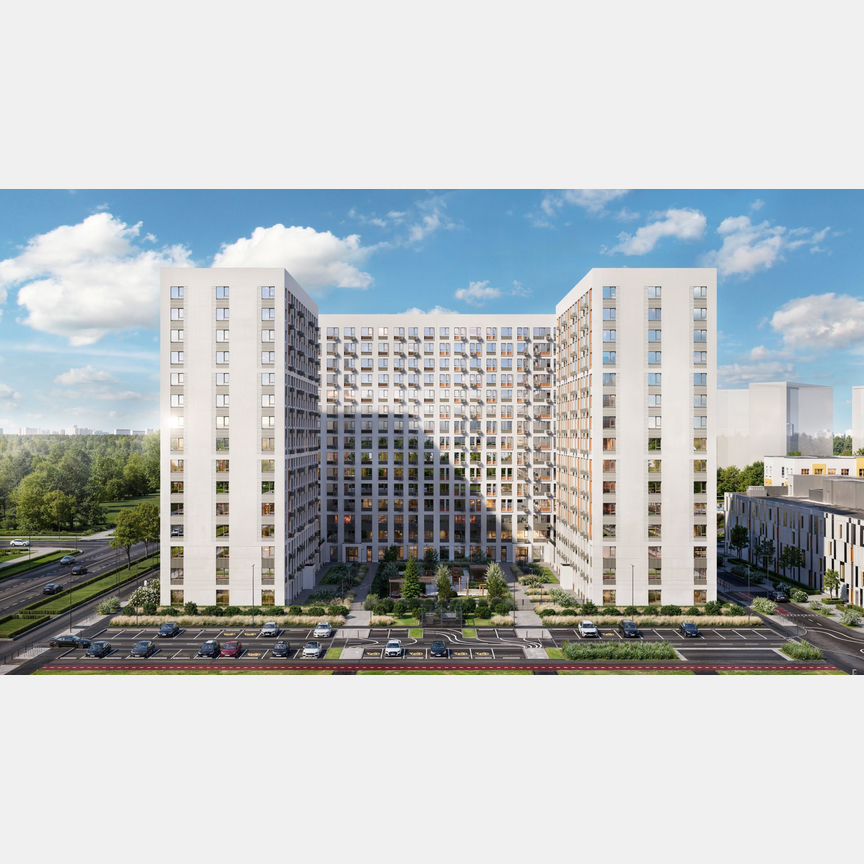 2-к. квартира, 53,2 м², 9/15 эт.