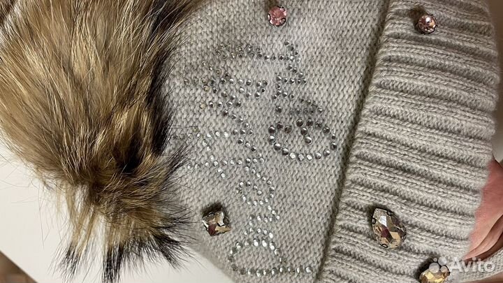 Шапка зимняя для девочки 52 54