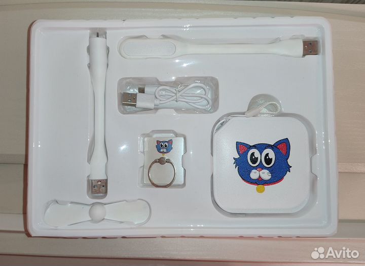 Подарочный набор USB гаджетов: вентилятор, лампа