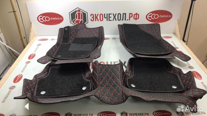 3D Коврики Range Rover Салон Багажник из Экокожи