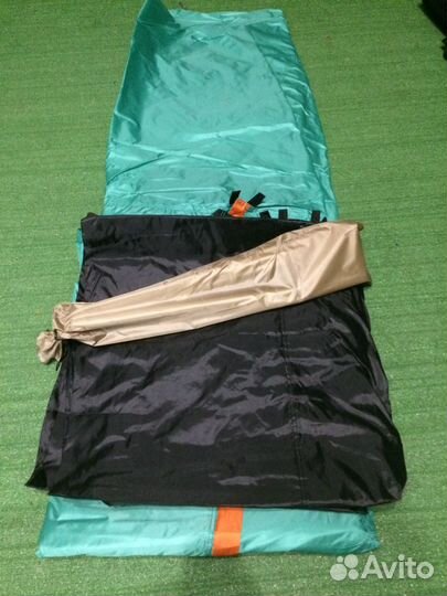 Палатка 3-х местная с тамбуром и навесом арт-6223