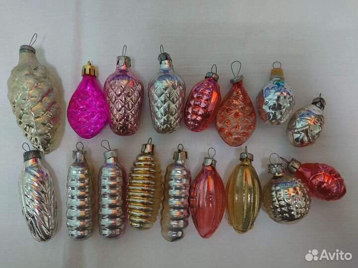 Набор ёлочных игрушек СССР