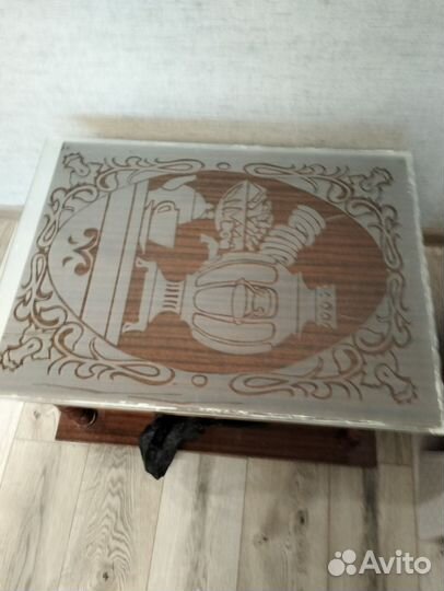 Витражи.Винтажные стекло СССР матовый рисунок