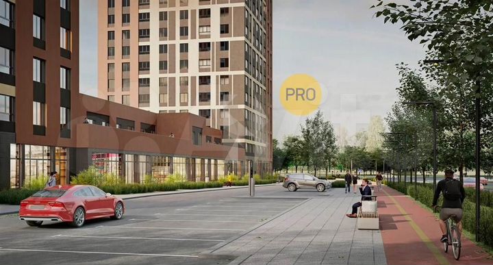 2-к. квартира, 58,2 м², 21/25 эт.