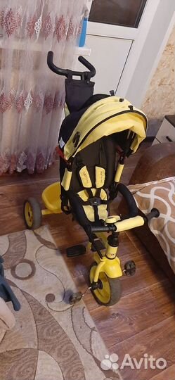 Детский 3х колёсый велосипед с родительской ручкой