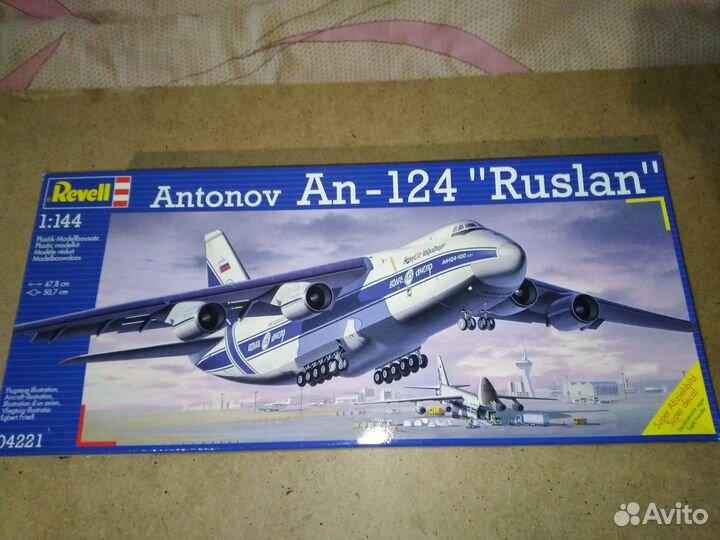 Самолет 1/144 Антонов Ан-124-100 ’Руслан’