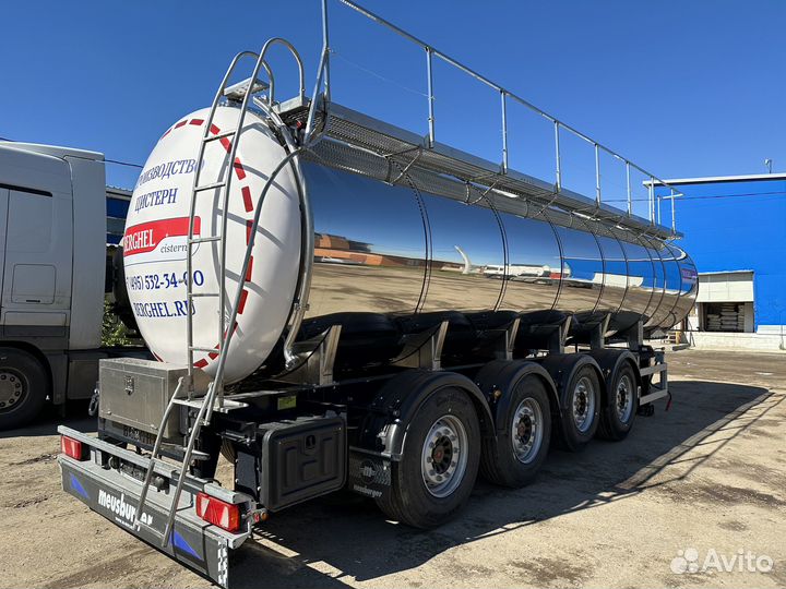 Полуприцеп пищевая цистерна BERGHEL 27000Л 4-осная, 2023