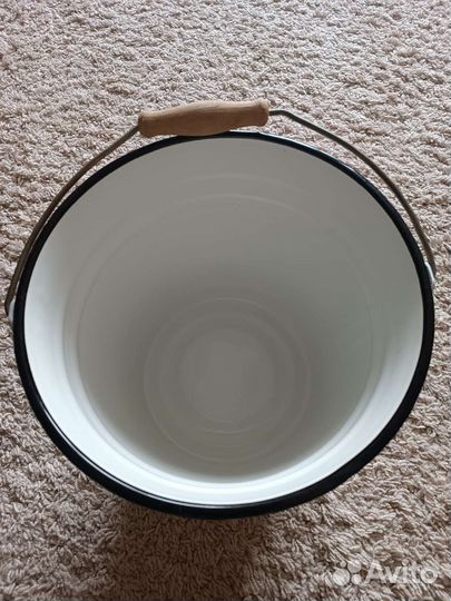 Ведро эмалированное СССР новое