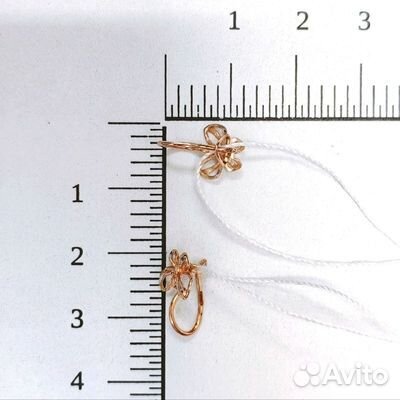 Золотые серьги