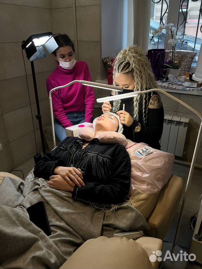 Обучение по наращиванию ресниц/ рассрочка