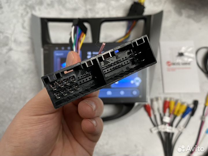 Андроид магнитола solaris 2/64 qled экран CarPlay