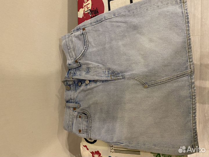 Юбка джинсовая levis и платье uspo polo