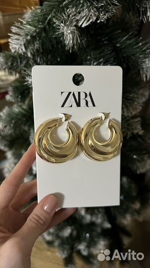 Серьги Zara новые